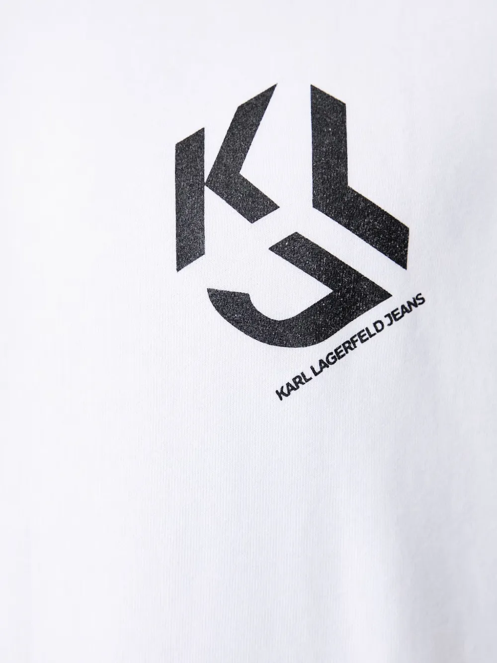 Karl Lagerfeld Jeans logo-print sweatshirt Wit