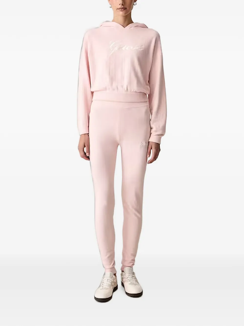 GUESS USA Aria trainingsbroek met geborduurd logo Roze
