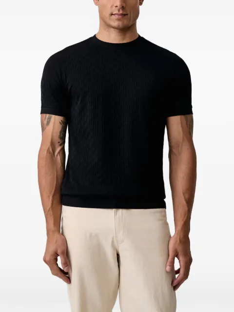 Karl Lagerfeld monogram-jacquard T-shirt