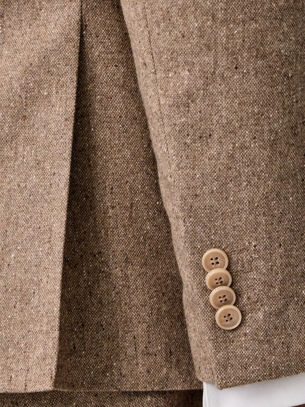 Karl Lagerfeld Blazer met enkele rij knopen en gekerfde revers Bruin