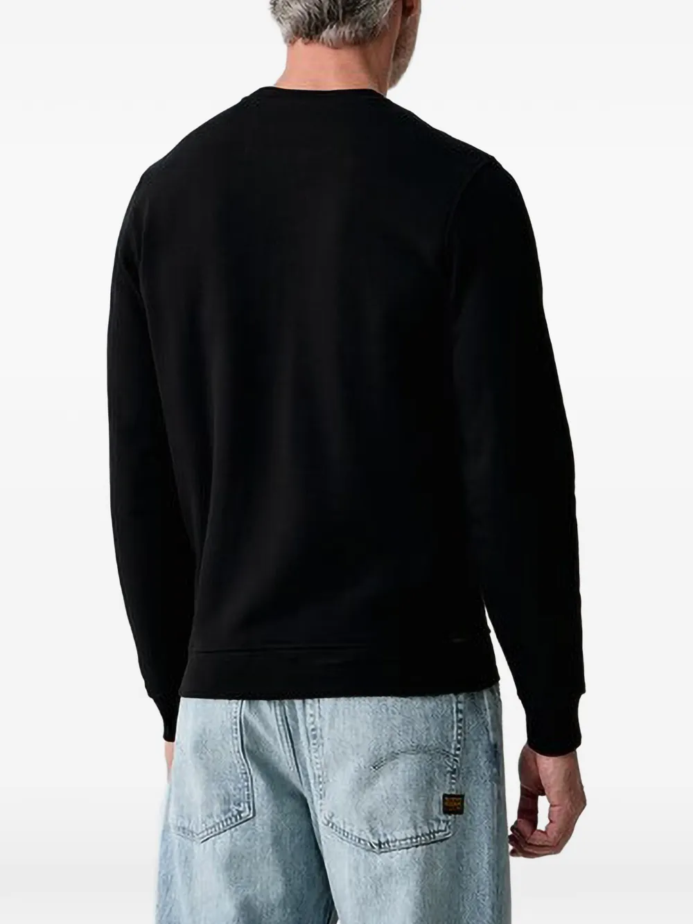 GUESS USA Sweater met logoprint Zwart