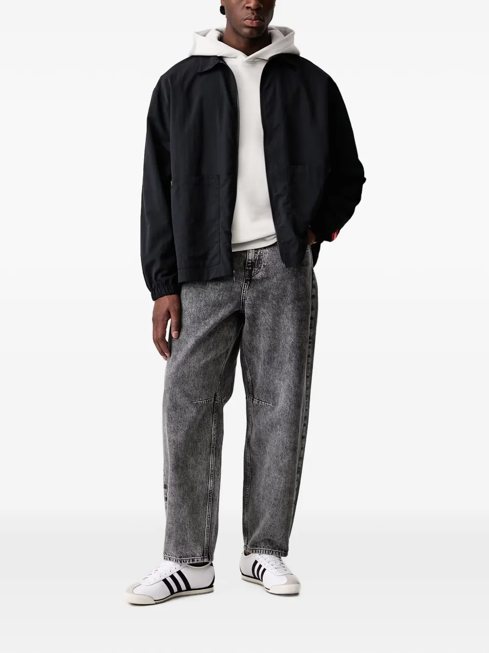 Karl Lagerfeld Jeans Hoodie met logoprint Wit