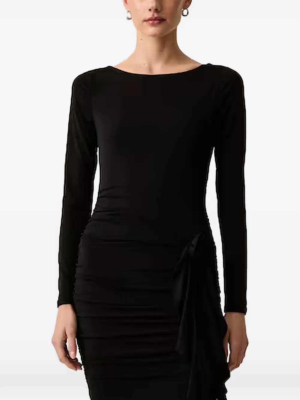 GUESS USA ruched cut-out mini dress - Noir GUESS USA ruched cut-out mini dress - Noir
