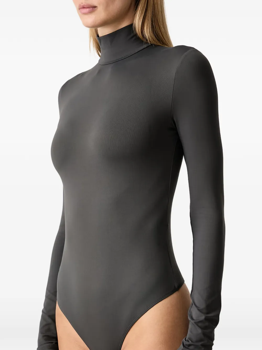GUESS USA Lotus body met logo-plakkaat Grijs