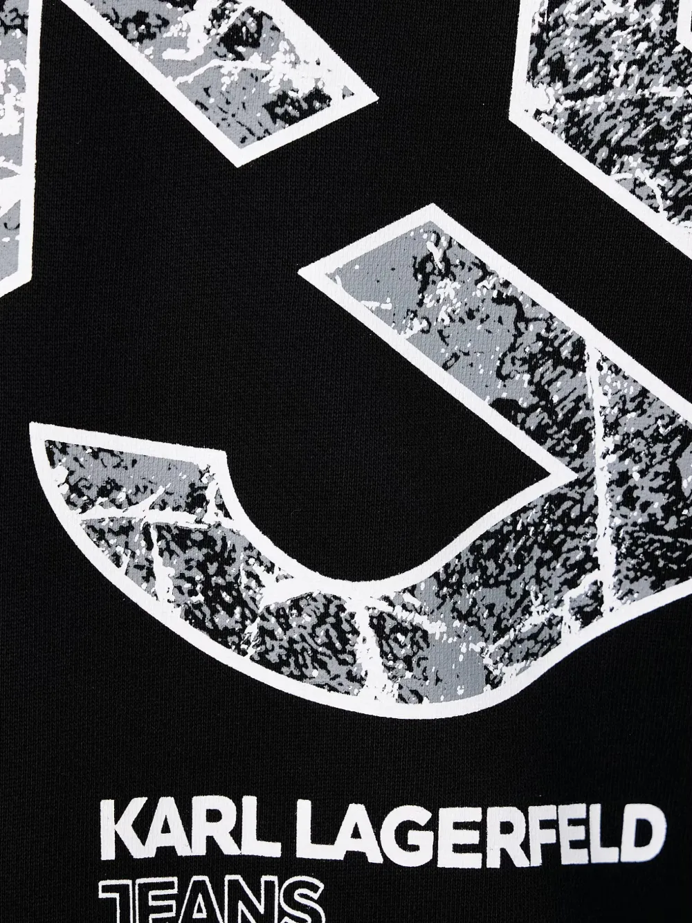 Karl Lagerfeld Jeans logo-print sweater Zwart