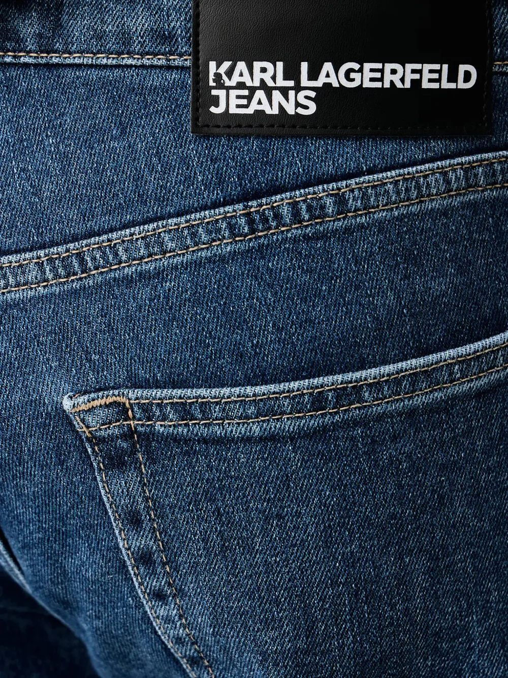 Karl Lagerfeld Jeans Straight jeans Blauw