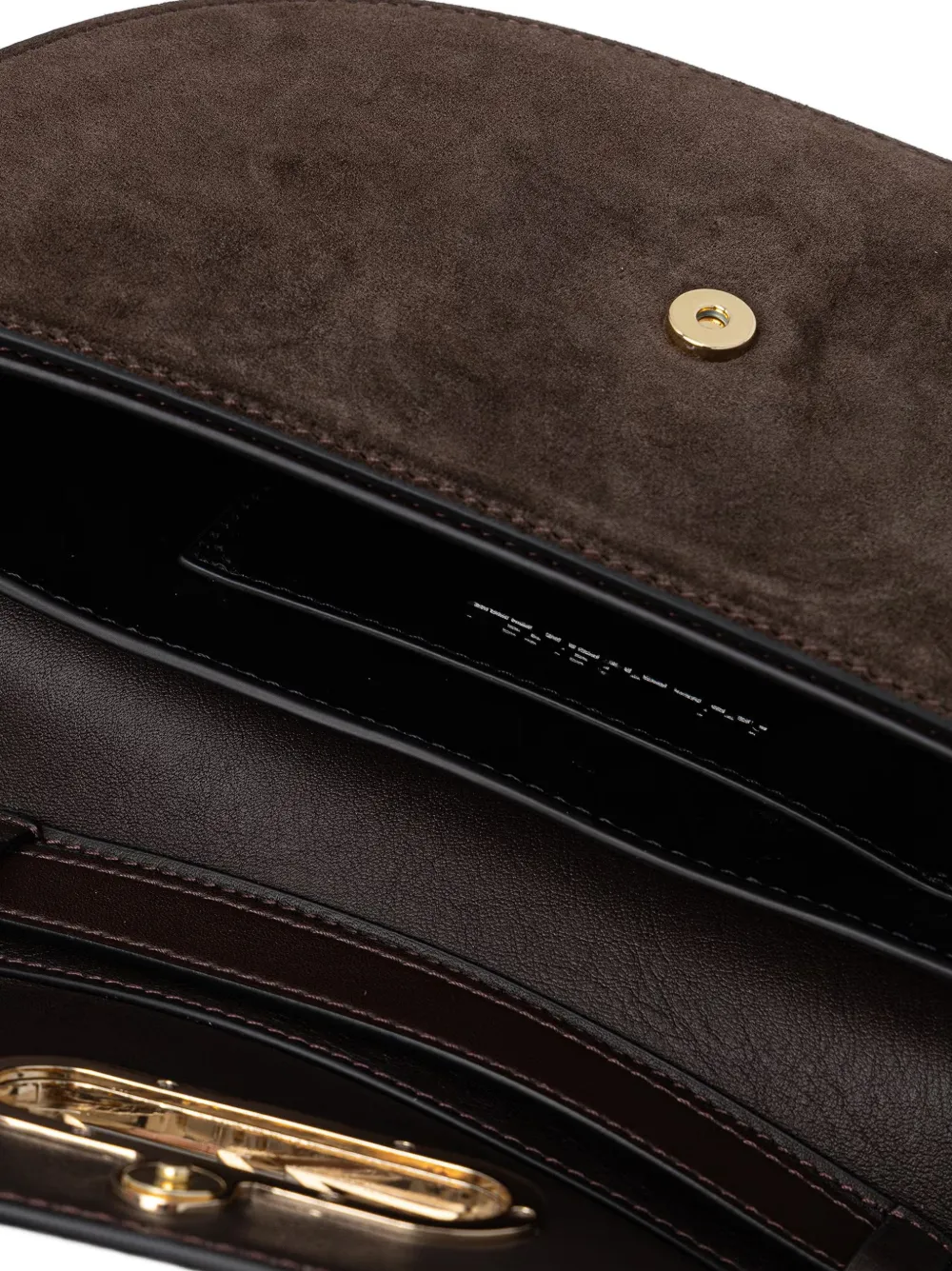 Karl Lagerfeld Crossbodytas met logoplakkaat Bruin