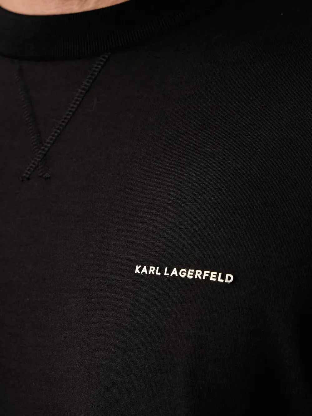 Karl Lagerfeld Rue St-Guillaume regular-fit sweater Zwart