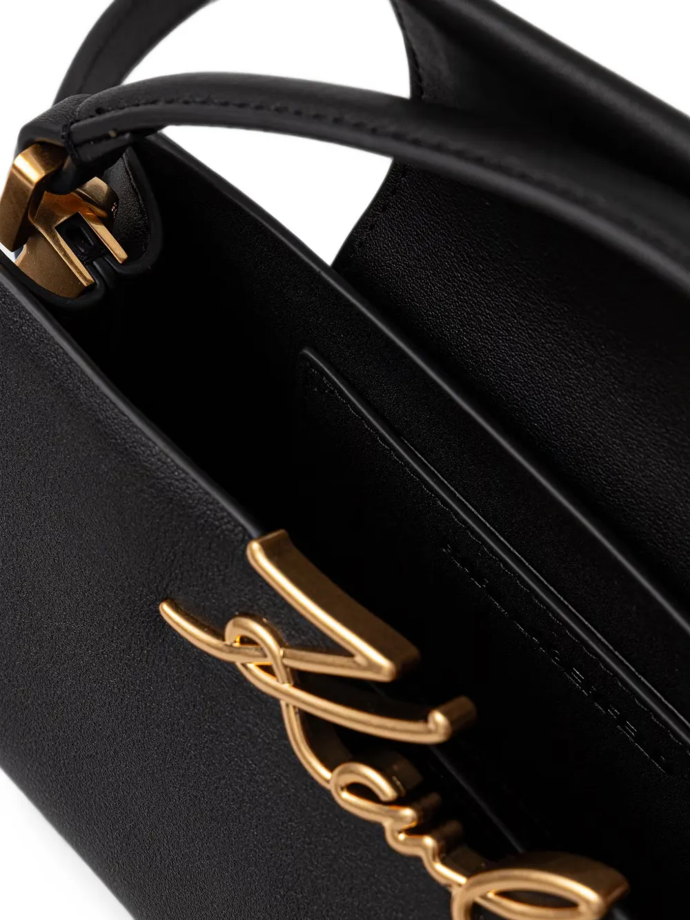 Karl Lagerfeld Schoudertas met logoplakkaat Zwart