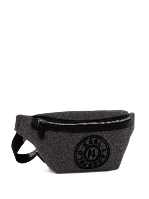 Karl Lagerfeld logo-patch belt bag