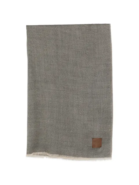 Weekend Max Mara WKAquantum fringed-edge scarf