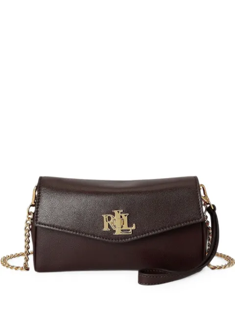 Lauren Ralph Lauren Turn-Lock logo-plaque leather cross body bag