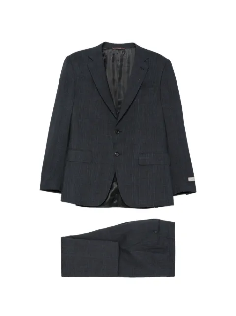 Canali Prince of Wales-check wool suit