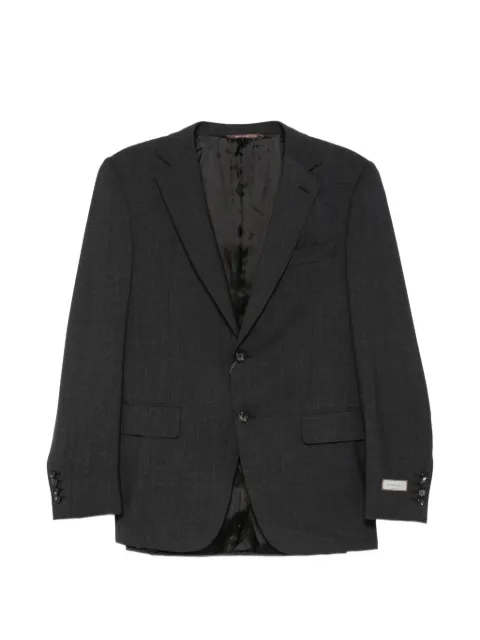 Canali check-pattern wool suit