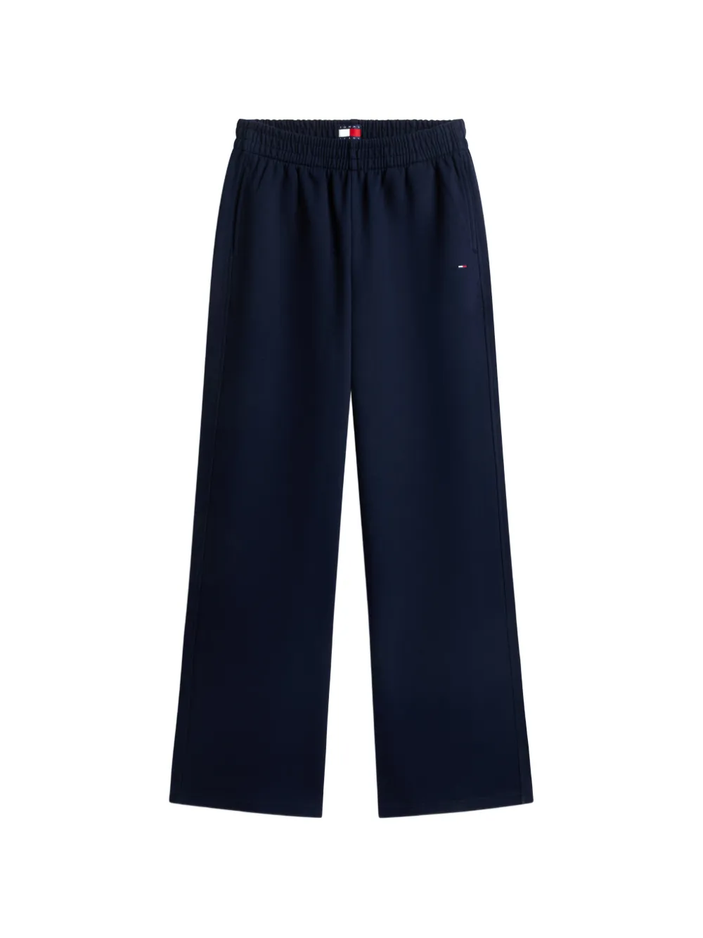 Tommy Hilfiger logo-embroidered wide-leg track pants - Blu