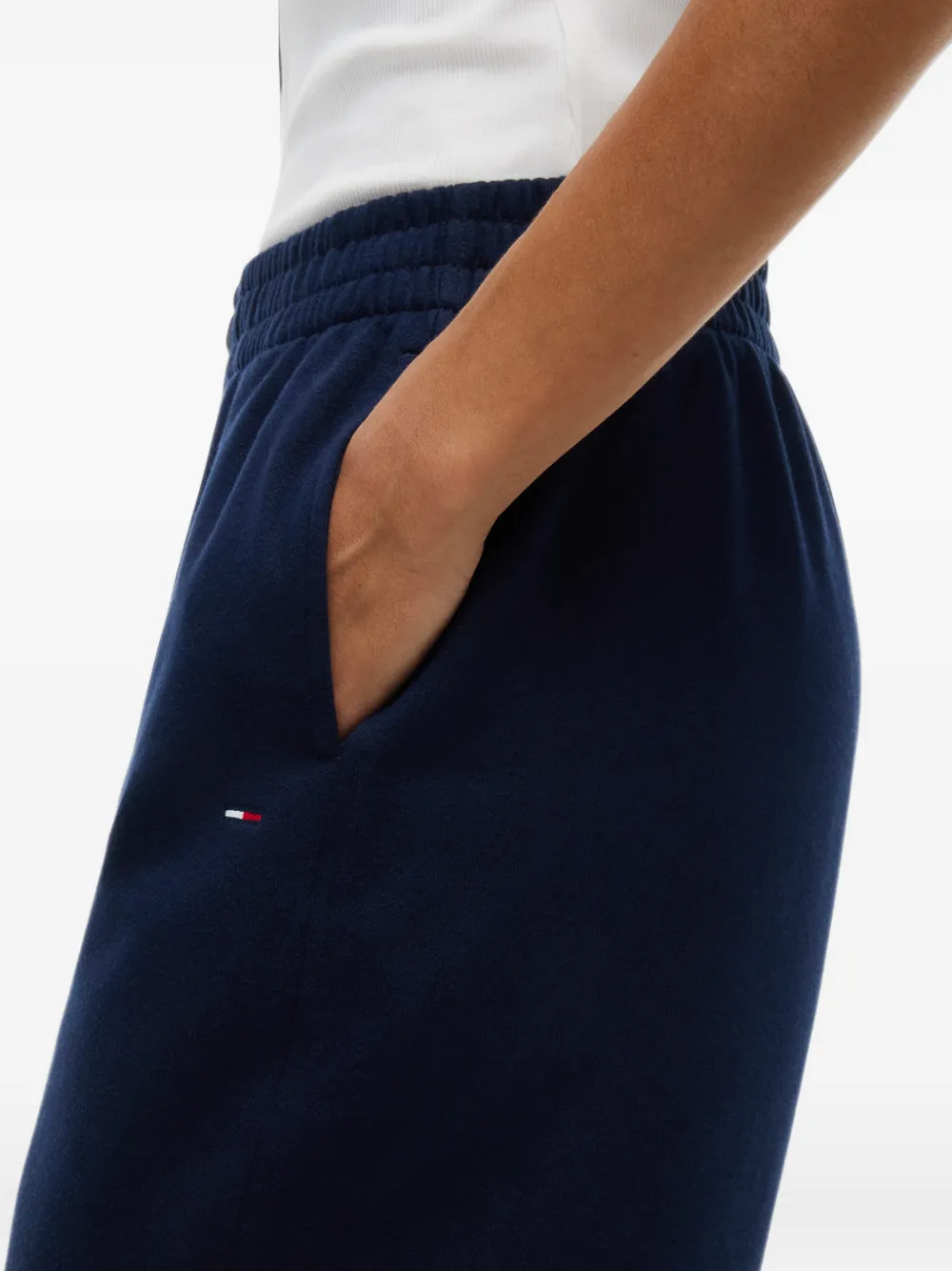 Tommy Hilfiger Trainingsbroek met geborduurd logo Blauw