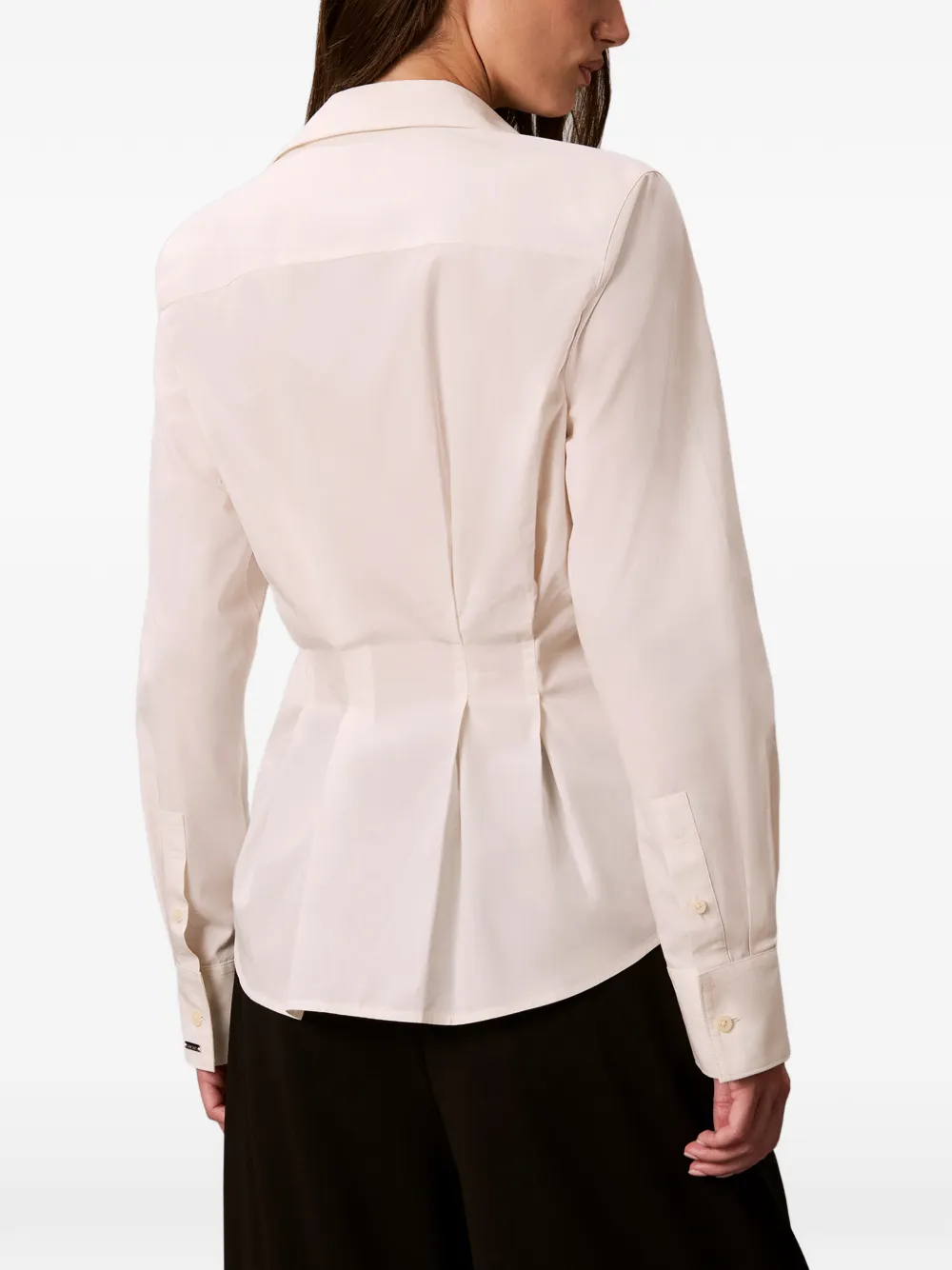 Calvin Klein Geplooid blouse Wit