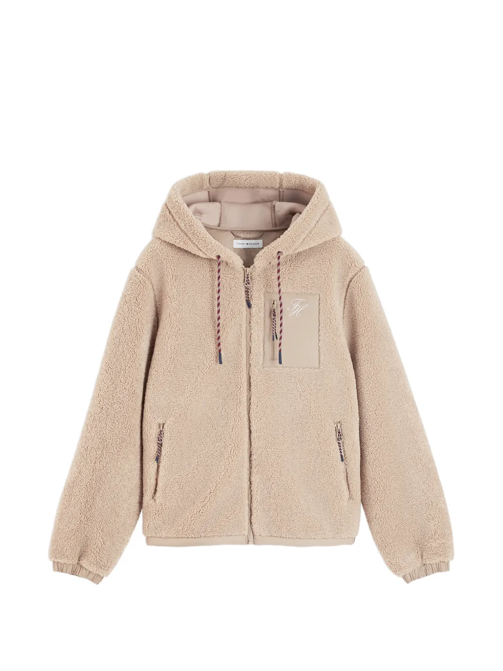 Tommy Hilfiger teddy-fleece hooded jacket