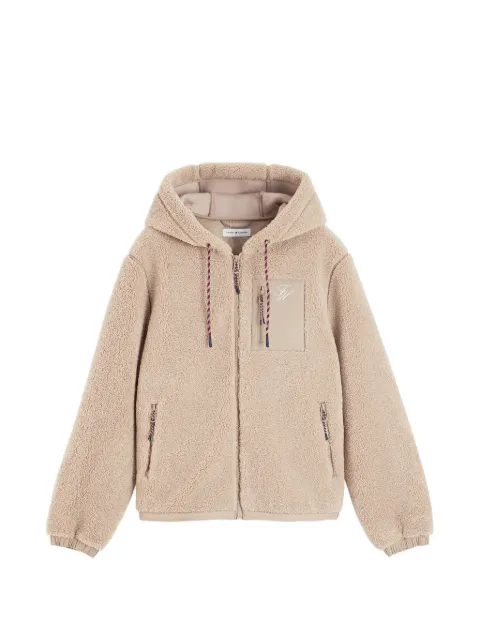 Tommy Hilfiger teddy-fleece hooded jacket