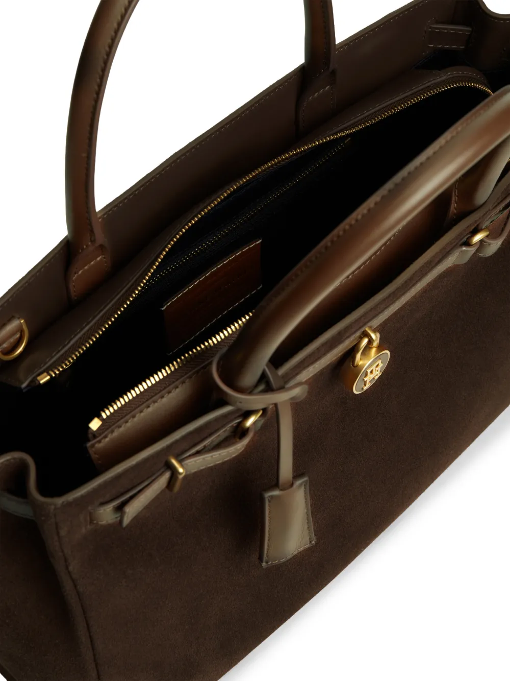 Tommy Hilfiger The American Icon suède shopper Bruin