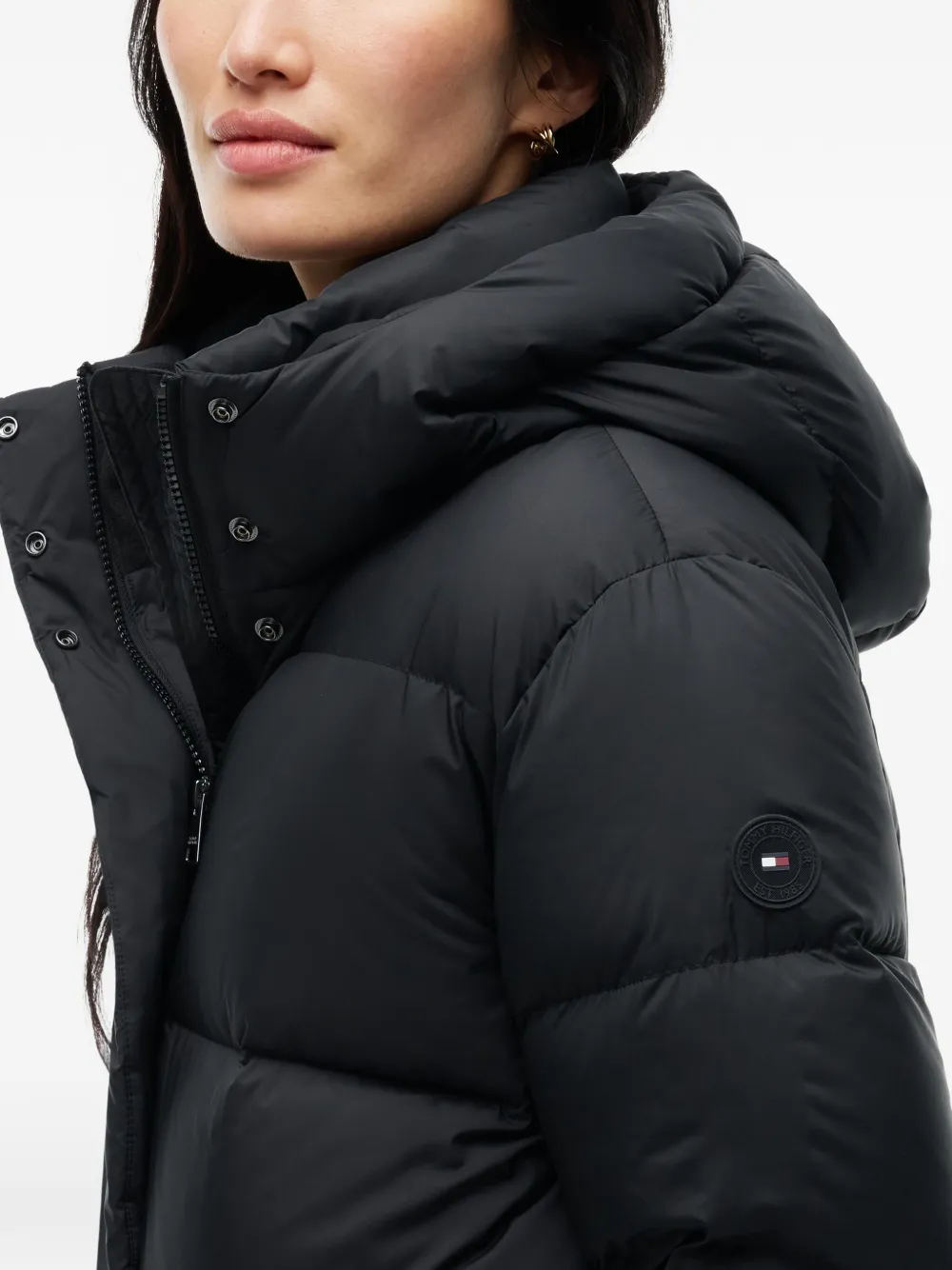 Tommy Hilfiger Gewatteerde jas Zwart