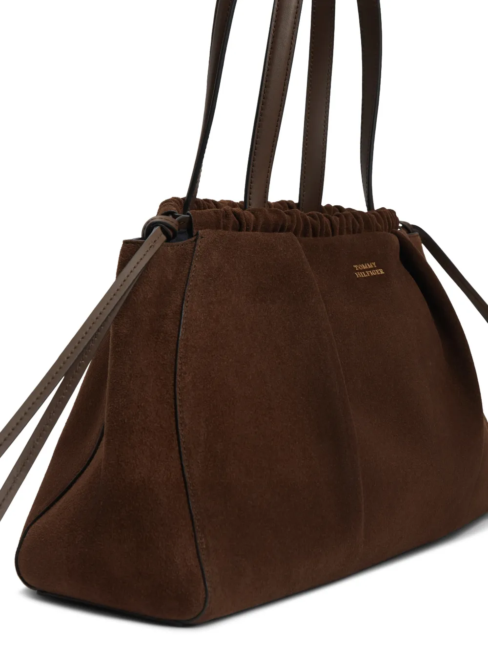 Tommy Hilfiger Schoudertas met trekkoord Bruin