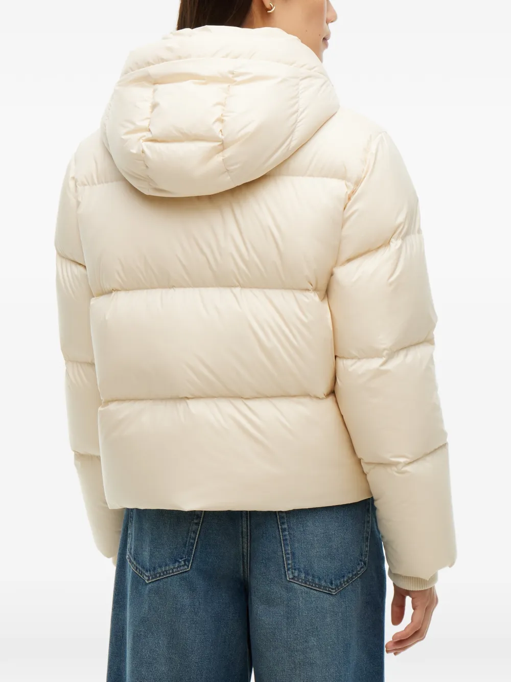 Tommy Hilfiger Gevoerd jack met capuchon Beige