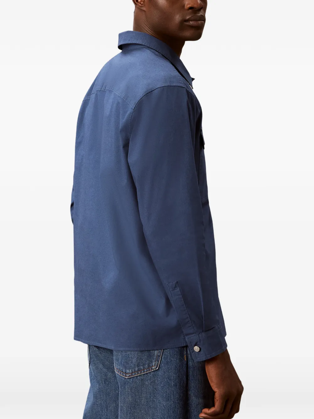 Calvin Klein Overhemd met klepzakken Blauw