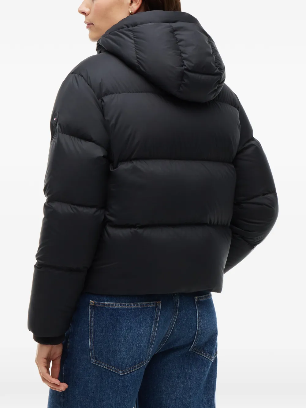 Tommy Hilfiger Jack met geborduurd logo Zwart