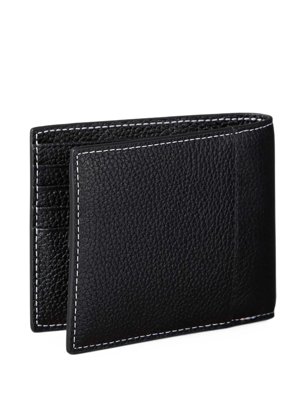 Calvin Klein Portemonnee met logo-print en stiksels Zwart