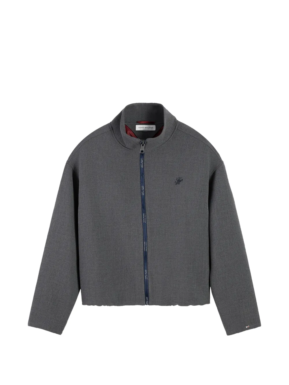 Tommy Hilfiger Jack met geborduurd logo Grijs