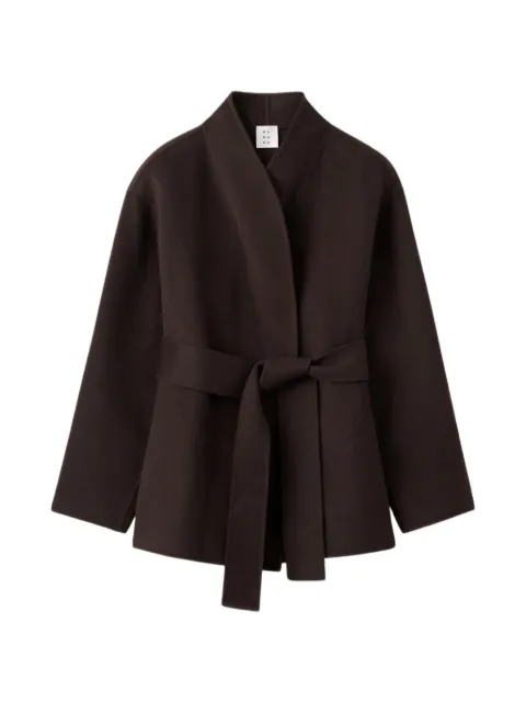 Almada Label Noorie Doublé belted shawl-collar jacket