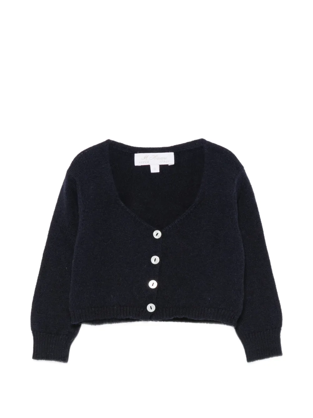 Mariella Ferrari button-up knitted cardigan - Bleu Mariella Ferrari button-up knitted cardigan - Bleu