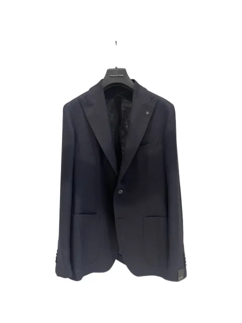Tagliatore blazer con acabado texturizado y solapas de pico
