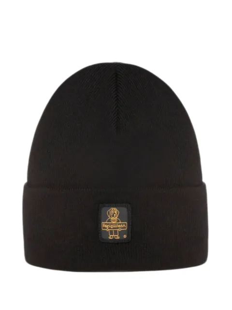 Refrigiwear Clark logo-patch beanie hat