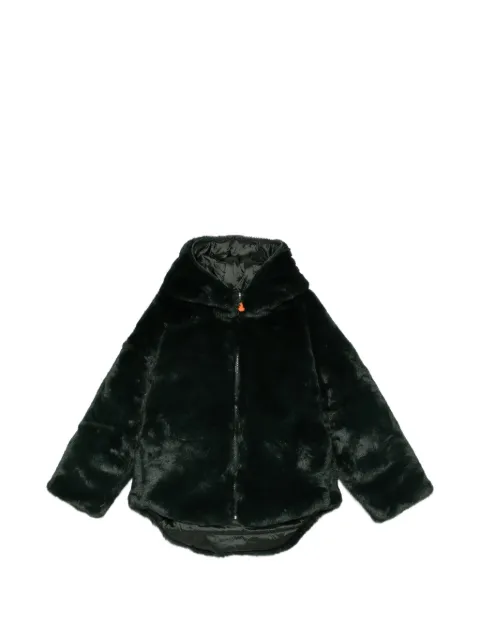Save The Duck Kids faux-fur padded jacket