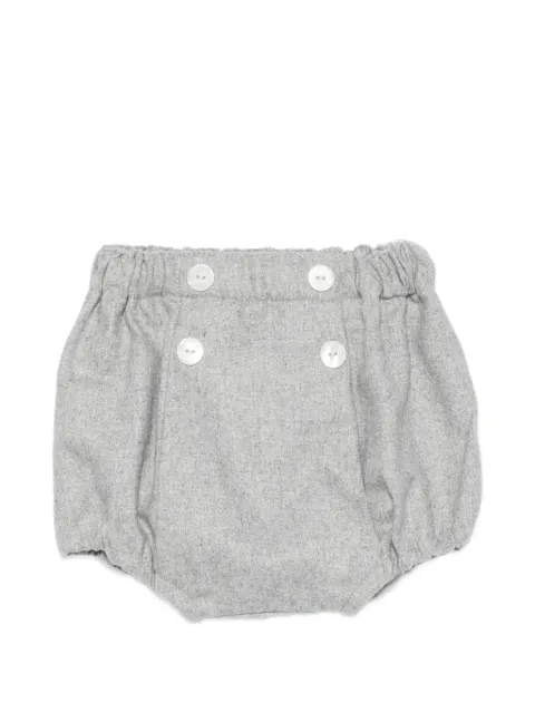 Mariella Ferrari button-embellished elasticated shorts