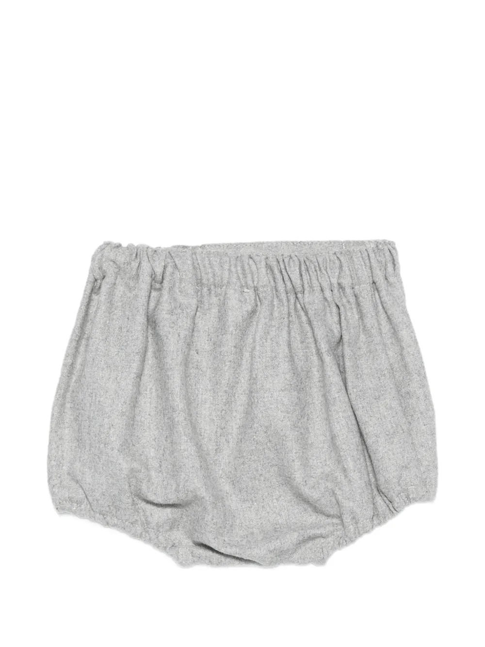 Mariella Ferrari Elastische shorts verfraaid met knopen Grijs