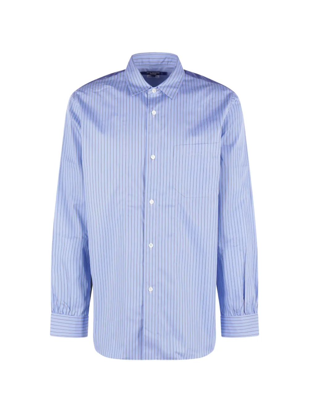 Junya Watanabe MAN striped shirt Blauw