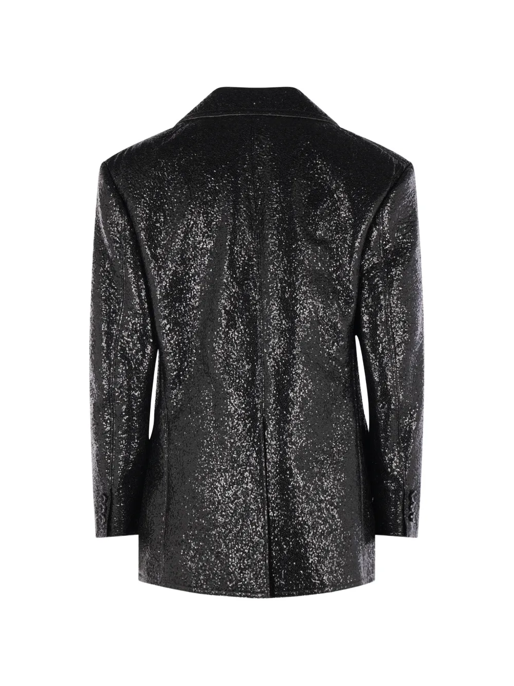 Junya Watanabe sequin-embellished single-breasted blazer Zwart