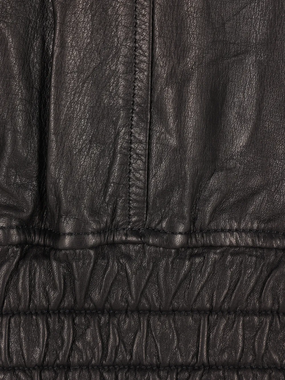 Noir Kei Ninomiya Leren jack verfraaid met studs Zwart