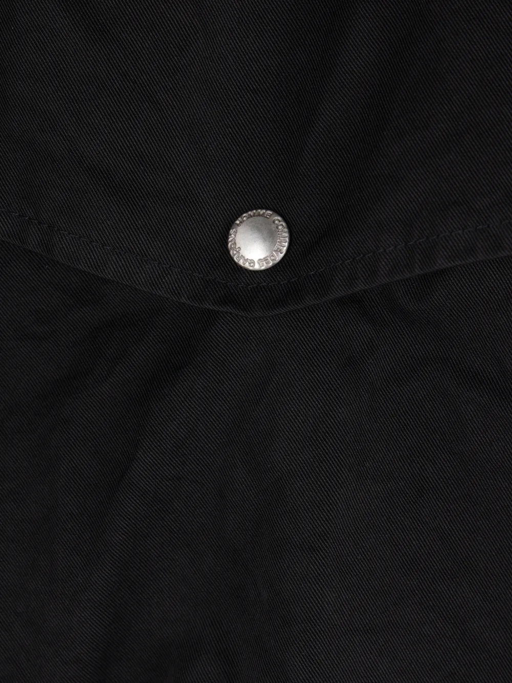 Comme des Garçons Homme Jack met ritsdetail Zwart