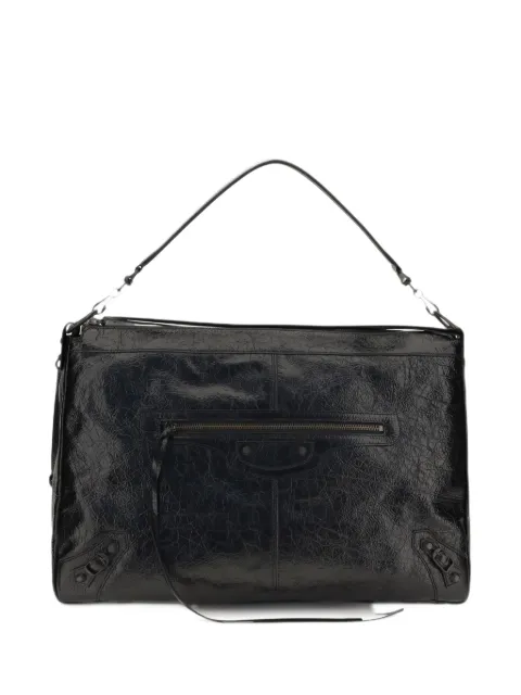 Balenciaga Le City Moto bag large in black