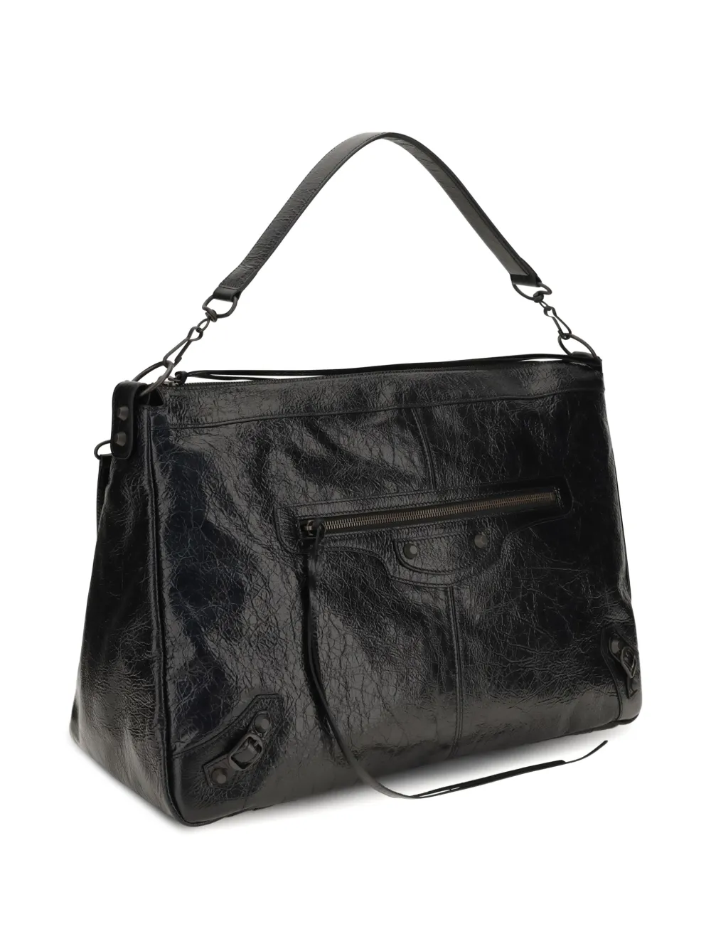 Balenciaga Grote Le City Moto tas Zwart