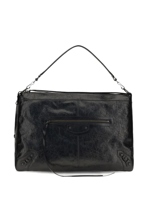 Balenciaga Große Le City Moto Tasche in Schwarz