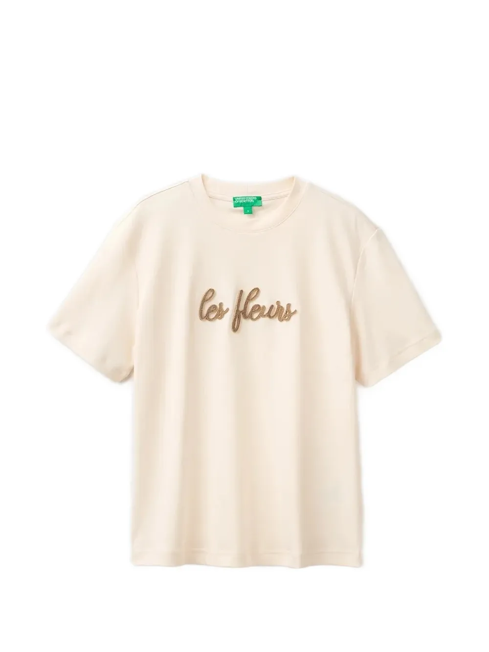 Benetton embroidered-logo T-shirt