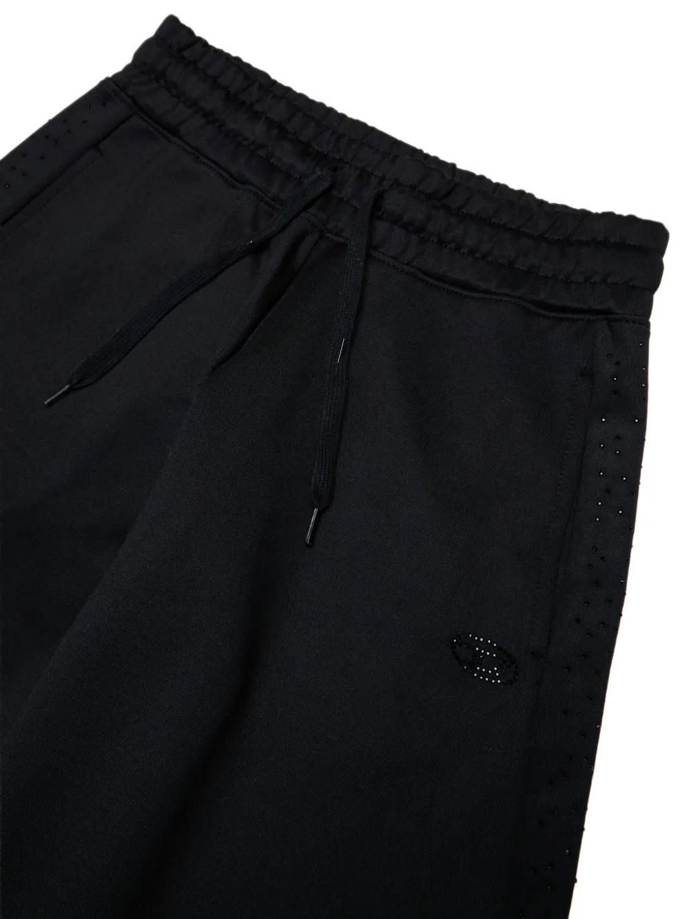 Diesel Kids embellished wide-leg track pants Zwart