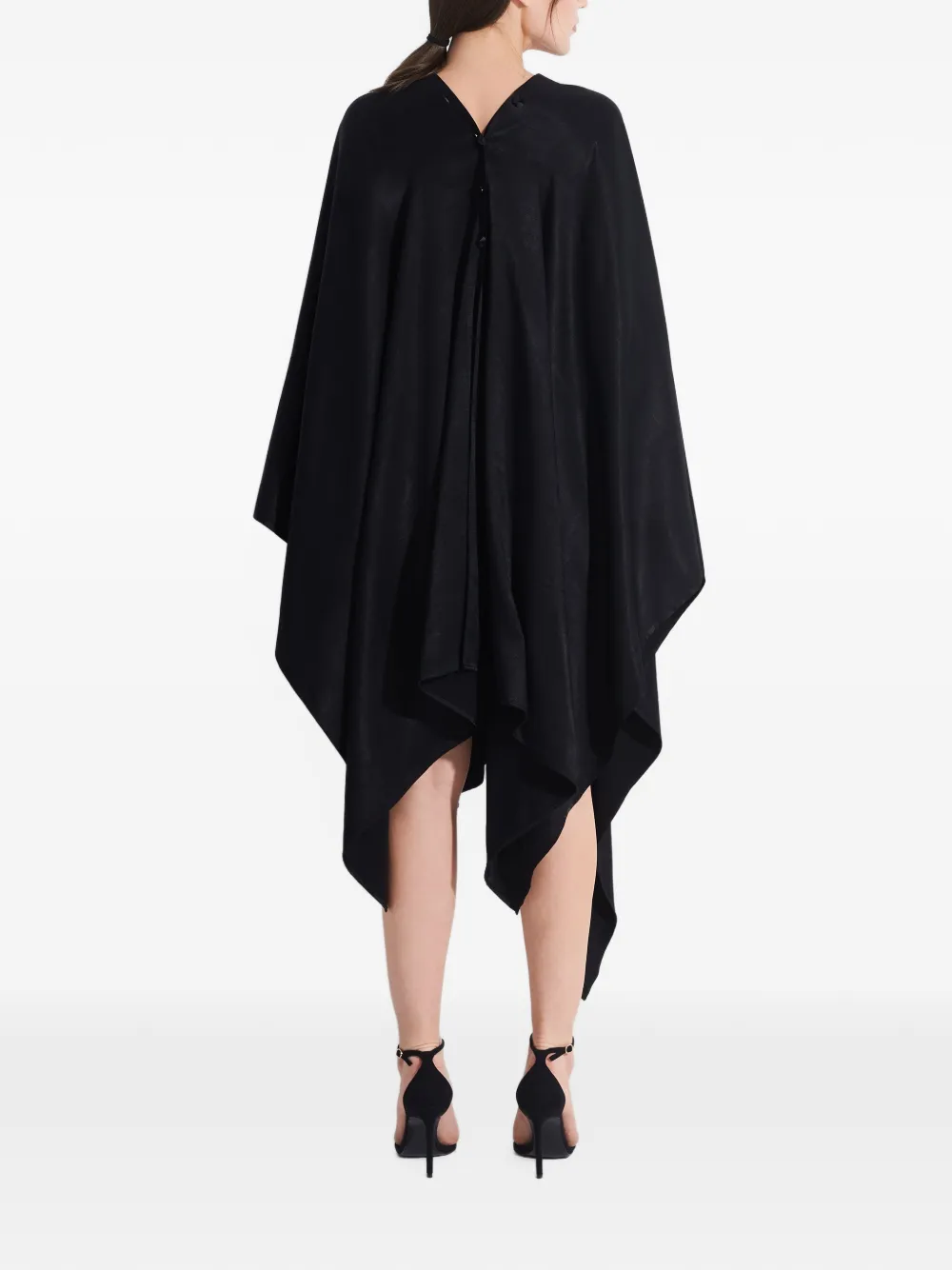 Tessitura Swarovski crystal-embellishedmidi dress Zwart