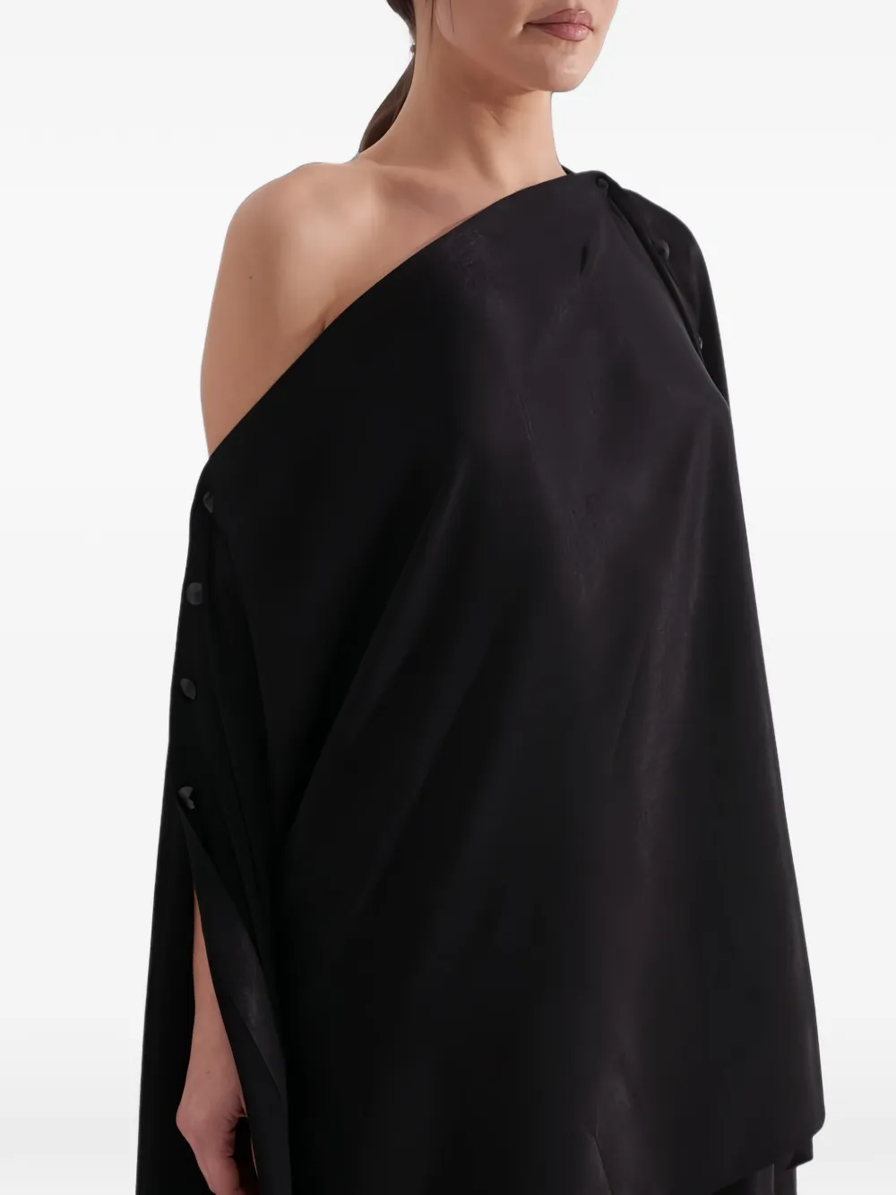 Tessitura Swarovski crystal-embellishedmidi dress Zwart