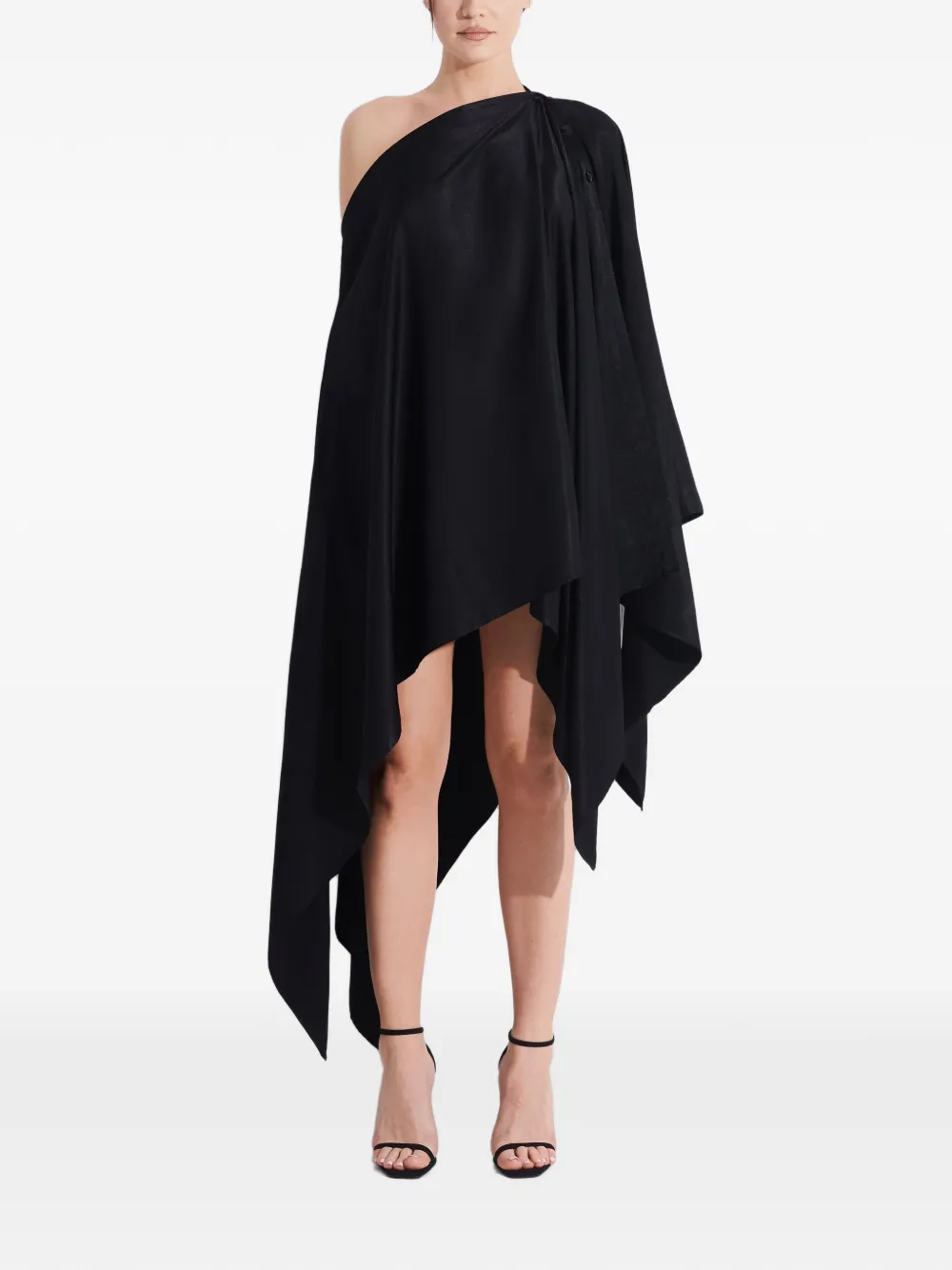 Tessitura Swarovski crystal-embellishedmidi dress Zwart